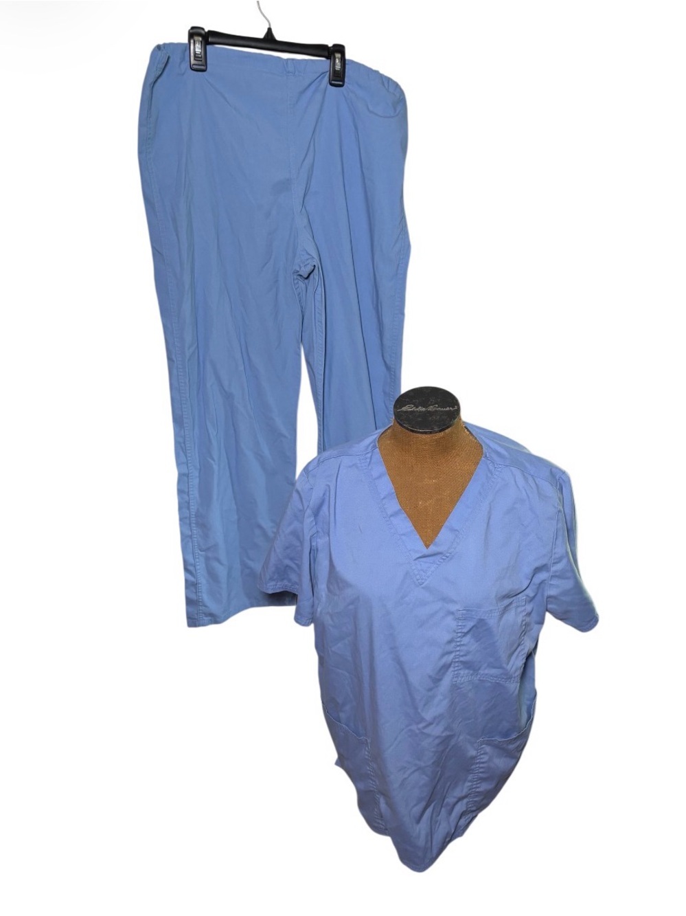 Medline Light Blue Women's Scrub Top & Pant Set Size M